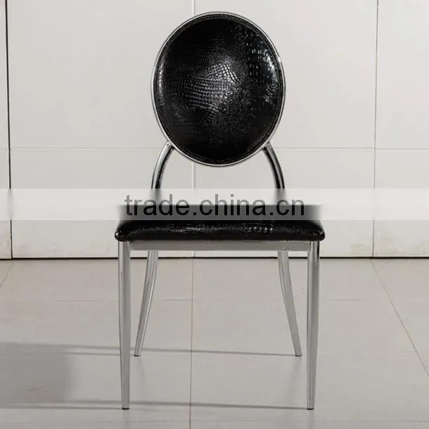 Cheap Round Back Stainless Steel Dining Chairs for Sale