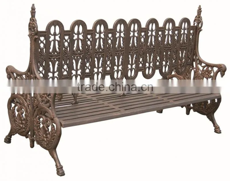 Trade Assurance garden Furniture antique cast iron bench supplier