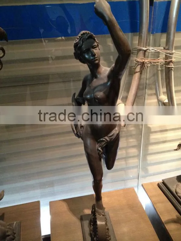 casting bronze abstract statue lady statue sculpture for home deocration