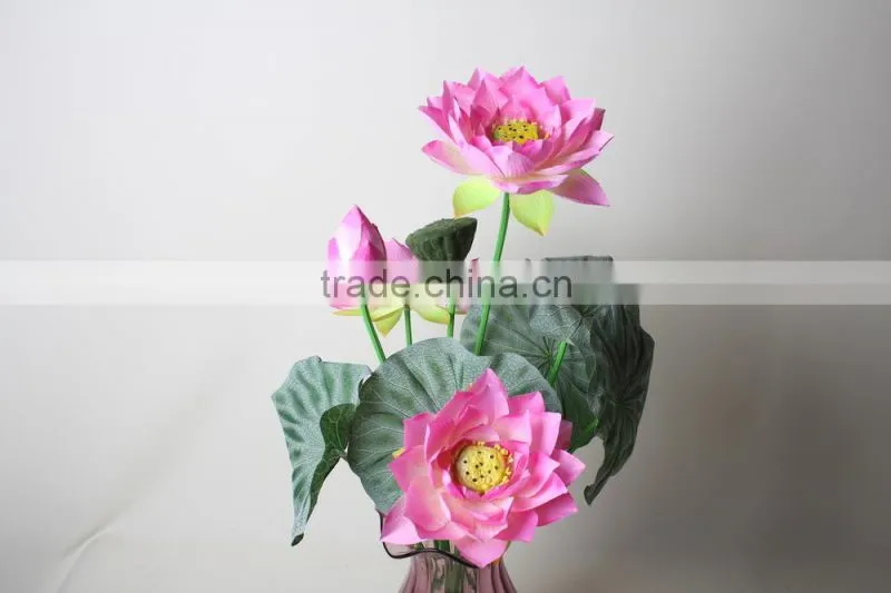 Natural lotus artificial decorative lotus flowers China manufacturer