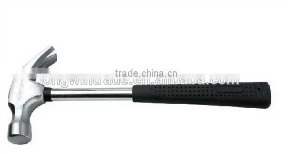 High quality steel claw hammer with fiber glass handle