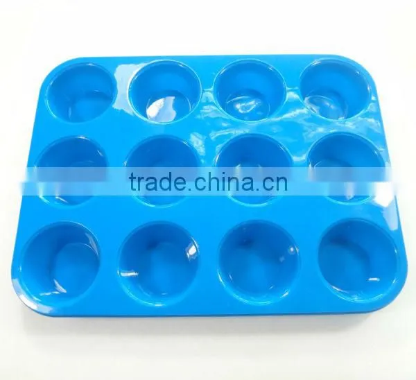 Cheapest silicone rubber 6 cups snowman christmas silicone cake molds,