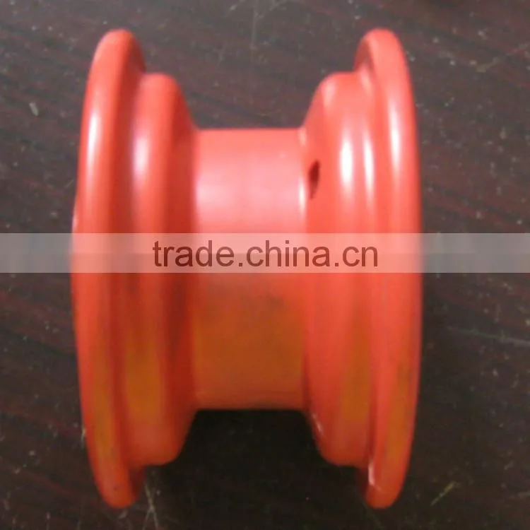 wheelbarrow hand trolley PU rubber wheel plastic spoke