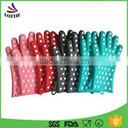 professional FDA Approved silicone oven gloves Heat Resistant Silicone BBQ Gloves /silicone mitts