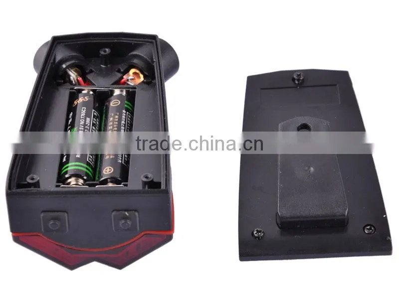 HONG HAO 500mW 625nm 2*AAA Adjustable Bicycle laser tail light