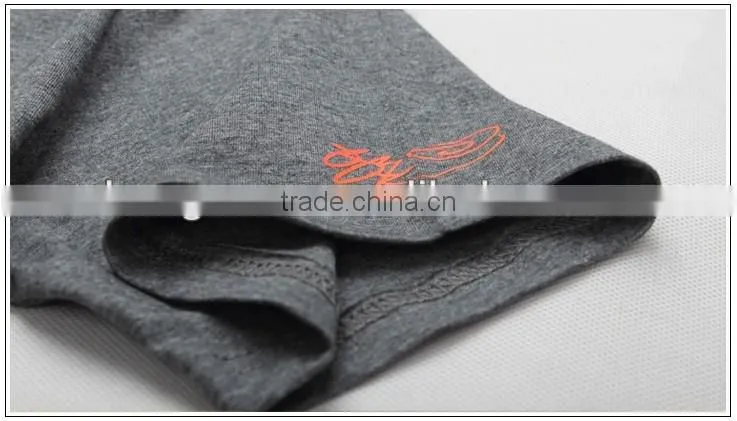 Men's slim short sleeve T-shirt 100% cotton 0-neck T-shirt
