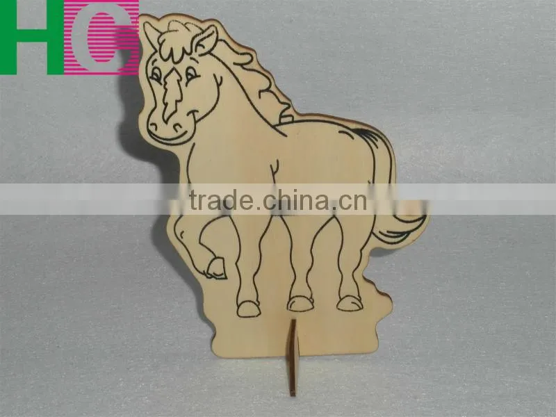 2015 wood craft set/wood craft painting,kids wooden toy painting
