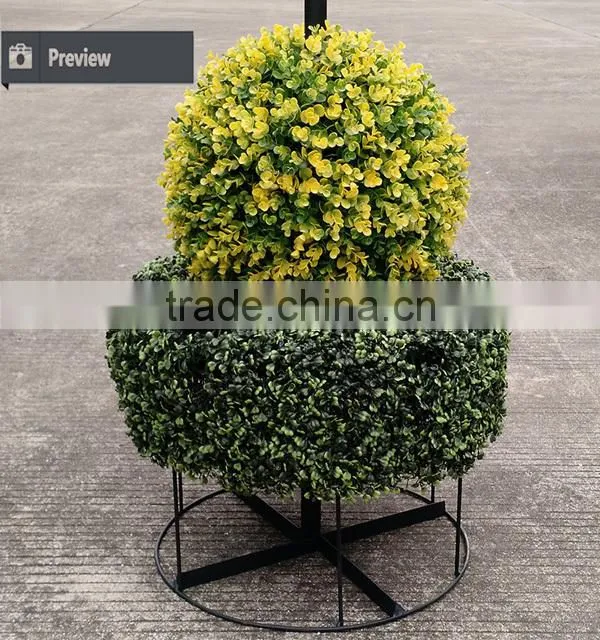 Artificial green topiary grass animal sculpture plant for decoration