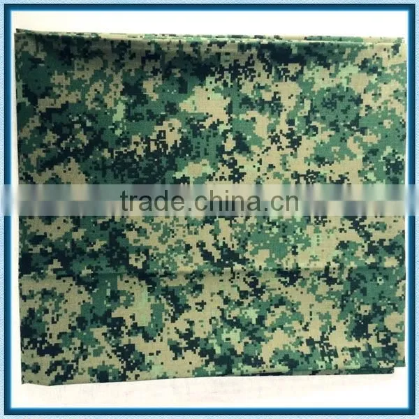 Printed fabric for military uniform/tent/bag