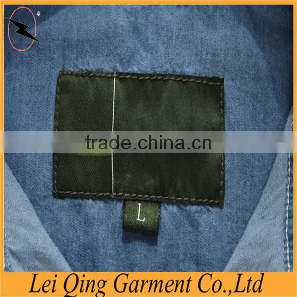 Top quality denim short sleeve custom mechanic shirts