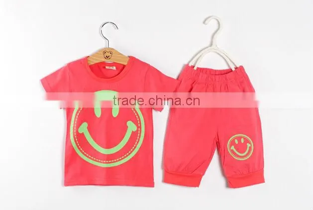 Wholesale clothes summer boy set child clothing 8
