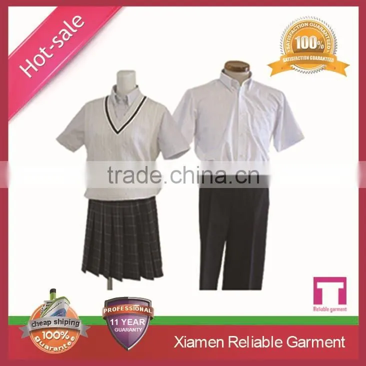 Custom top quality blank cheap restaurant waiter uniform by clothing manufacturer
