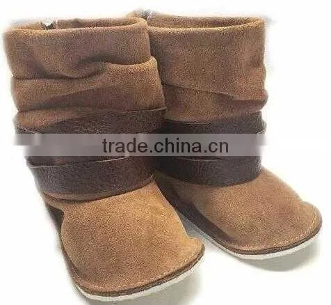 2017 winter wholesale baby cowboy boots leather kids boots fashion for kids
