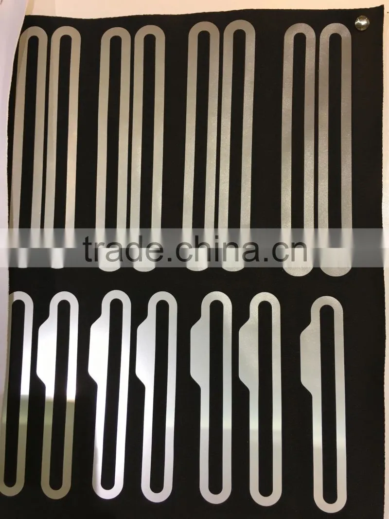 heat-transfer refective logos be heated on t-shirt