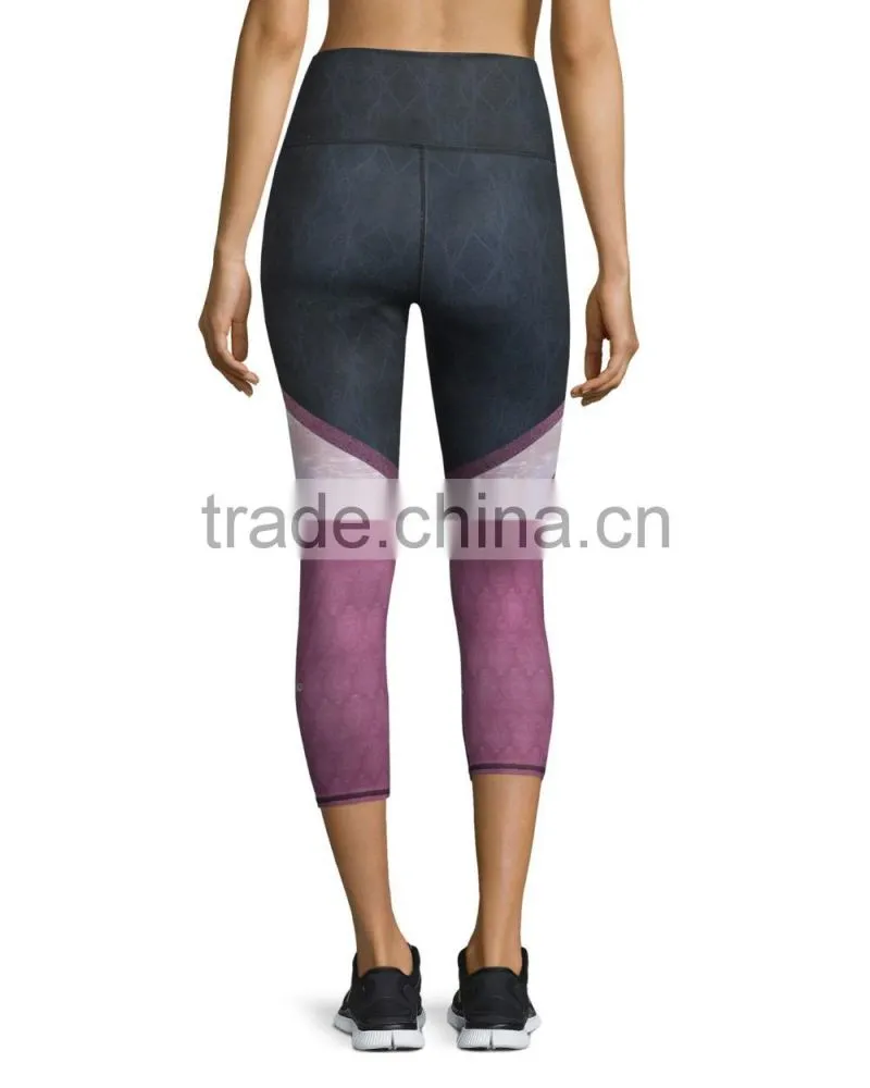 Hot sale 2017 custom dry fit yoga leggings wholesale new mix Compression Pants Women Fitness Leggings