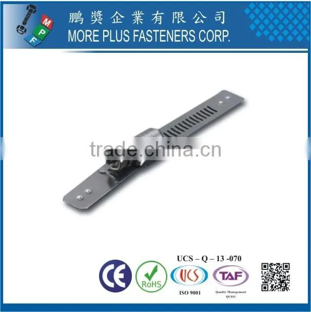 Made in Taiwan Stainless Steel High Pressure Hydraulic Hose Clamp Accessories Schlauchklemmen Hose Clamp