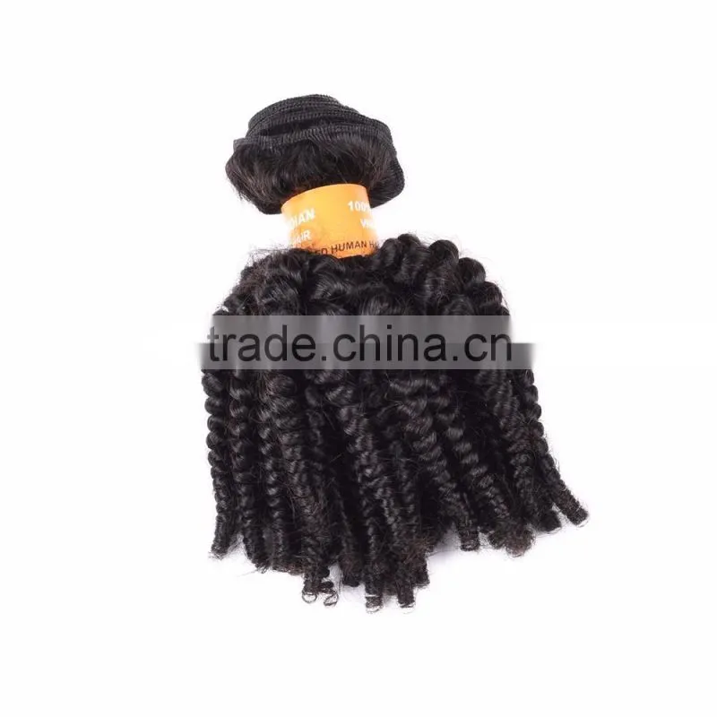 Wholesale Virgin Raw Cheap black Indian Curly Hair Extensions