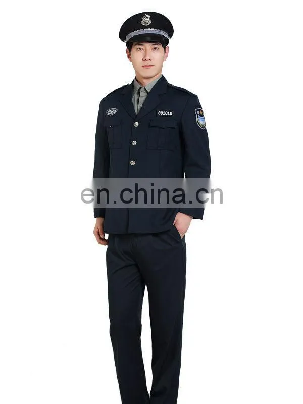 2015 new style security uniform design security guard uniform for wholesale