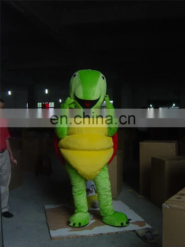 2016 Lovely green turtle mascot costume adult sea turtles mascot costume