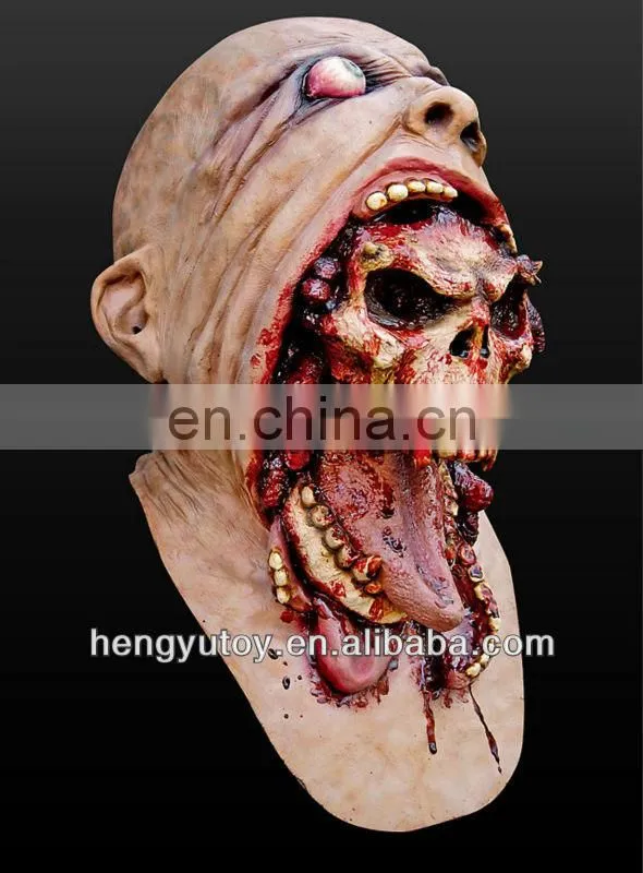 2013 Hot Selling Scary Full head Awesome Mask Impressive Costume Realisic Halloween props