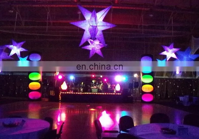 Charming inflatable hanging star / festival LED chirstmas star