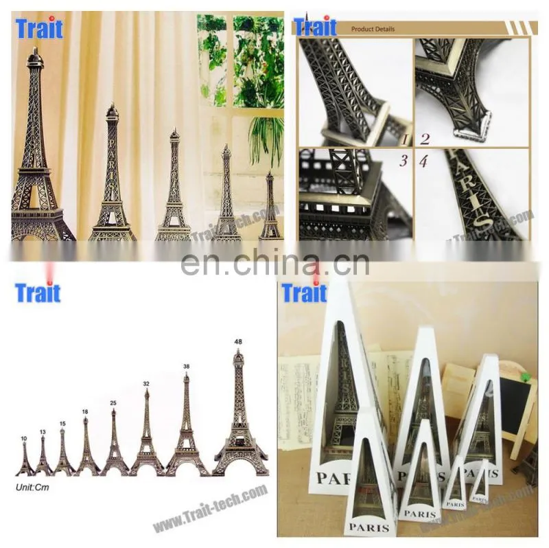 32cm Height Romantic Metal Eiffel Tower 3D Model Gift for Friends and Family Paypal Accept