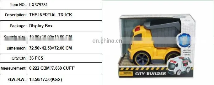 Dump truck toy, Cute Friction electric mini dumper