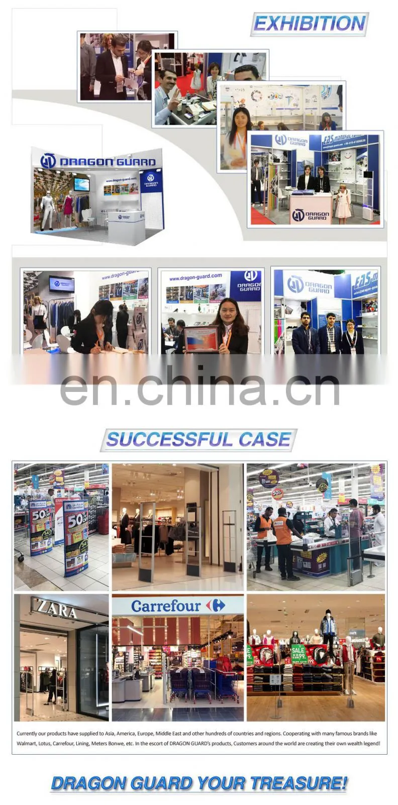 DRAGON GUARD Retail eas cosmetic safer eas keeper box for perfume