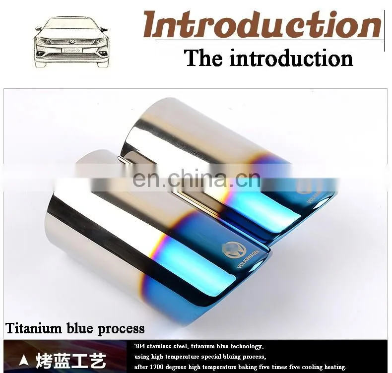 exhaust pipe titanium exhaust tips