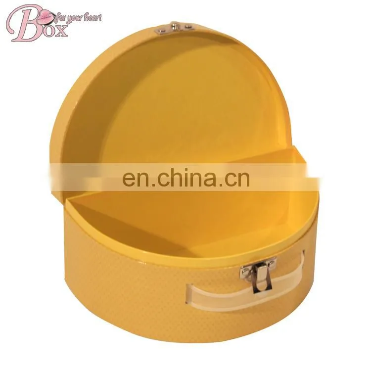 New Design Orange Shaped Cute Cardboard Suitcase Box Wholesale