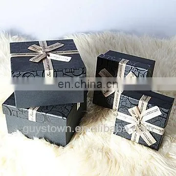 custom private design jewelry boxes with brand name logo
