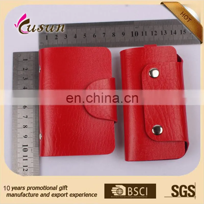 New Short PU Leather Credit Card Holder/ leather card case/PU card holder