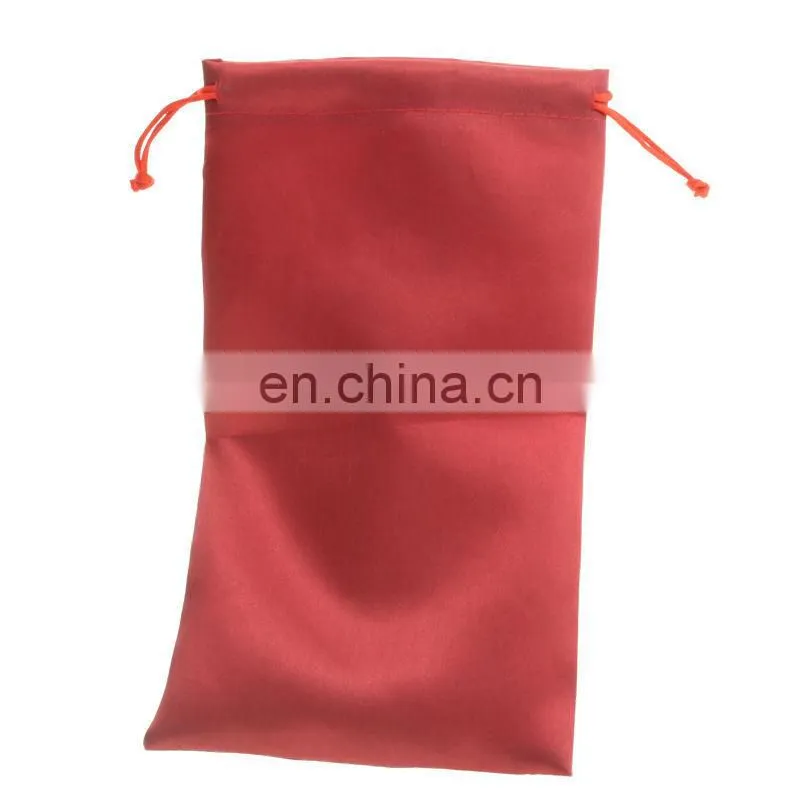 high-quality logo picture print oem made white satin pouches
