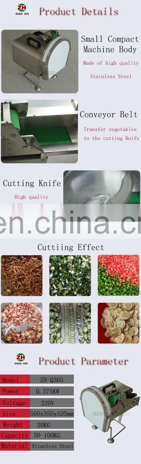 Electric vegetable cutter/chopped green onion cutter/Small vegetable cutting machine