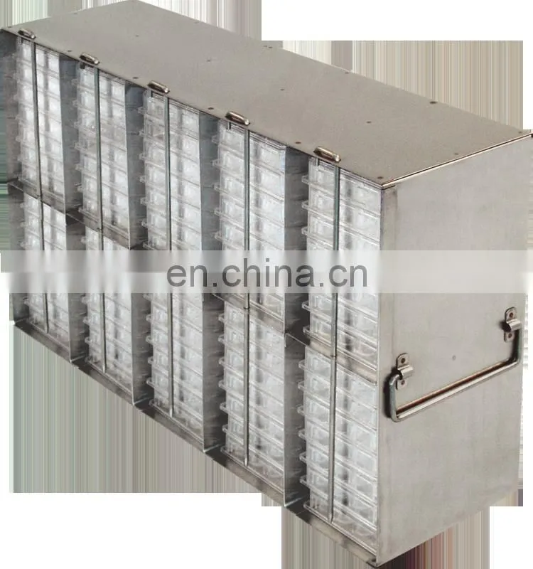 Upright freezer racks for 96-well & 384-well microtiter plates