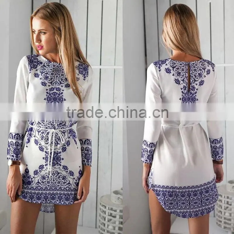 wholesale clothing walson 2016 latest women dresses sexy package hip dress euramerican fashion