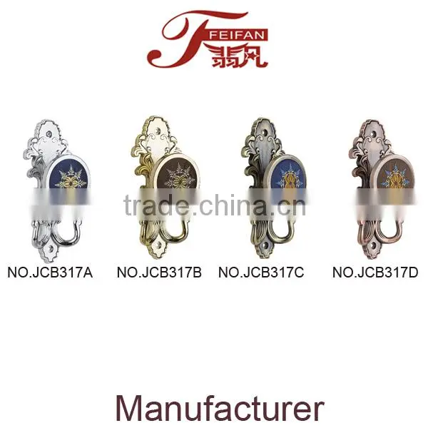 JCB317 ABCD curtain tiebacks curtain wall hook double hook