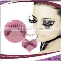 long thick cosmetic synthetic fiber false eyelashes
