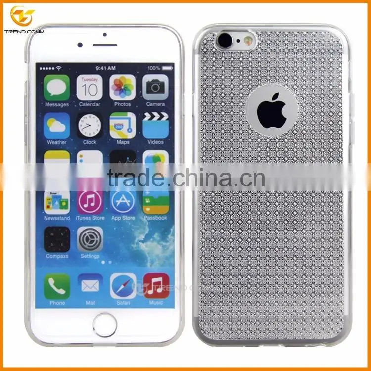 new products 2016 electroplating plating slim tpu case for iphone 6