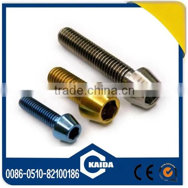 anodized titanium bolt
