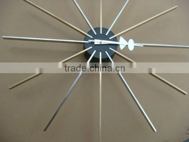 Home decoration metal wall clock wall clocks wholesale