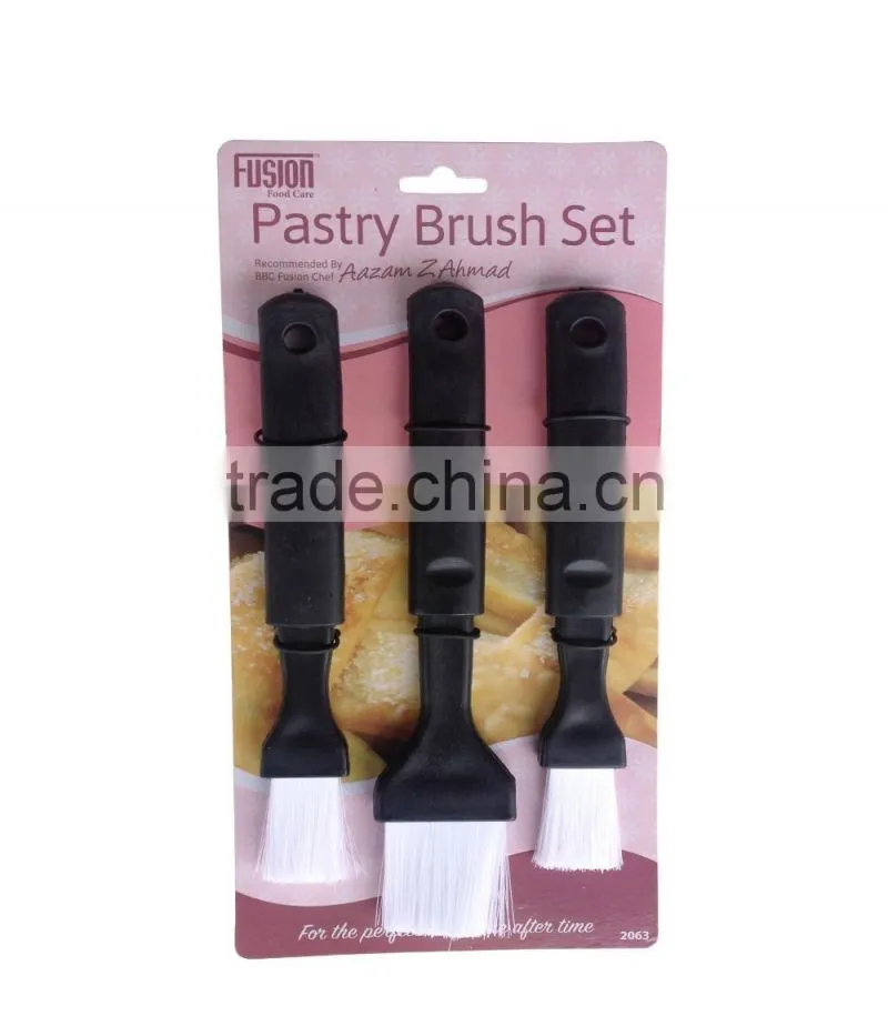 wholesale black kitchen utensil and pastry bbq grill brush