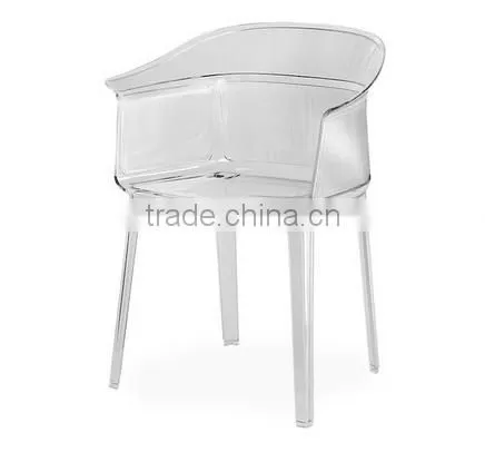 Replica French design chair polycarbonate material translucent papyrus chair by Ronan and Erwan Bouroullec