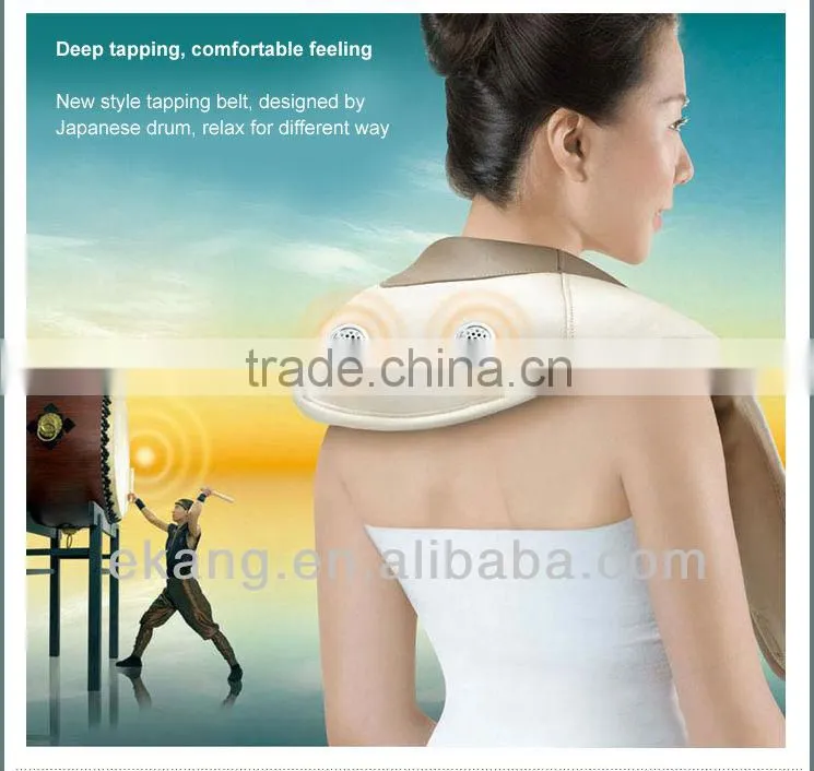 Electric Wrap Neck Shoulder Massager Neck Massage Belt Neck Shoulder Tapping Massager