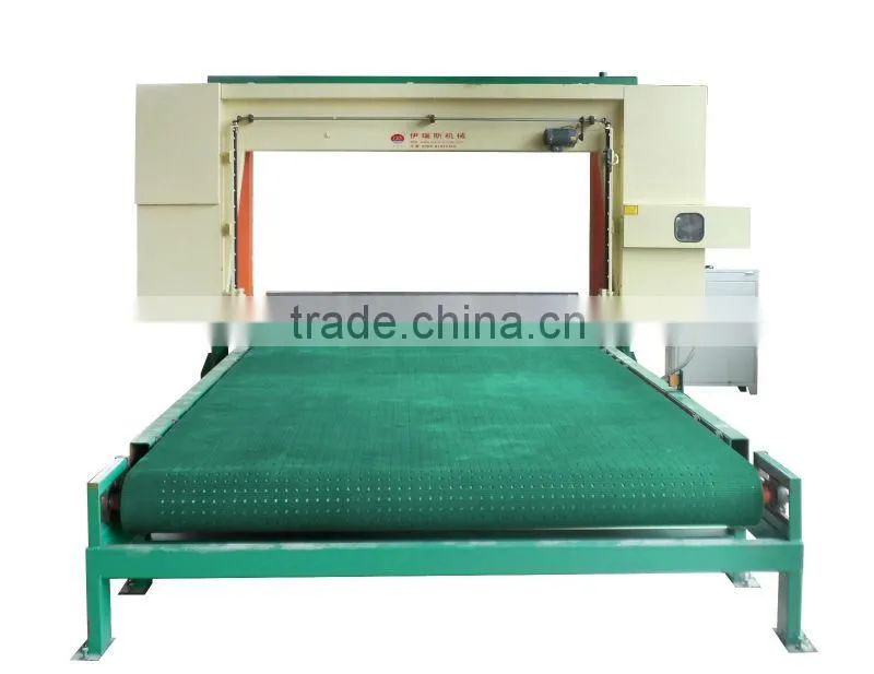 Automatic horizontal low density polyurethane mattress foam block sheet cutting machine