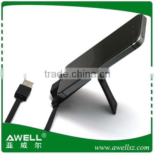 High quality Mobile Phone Stand Holder USB Data Cable for iPhone 5
