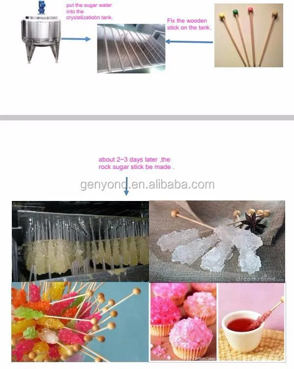 Factory Supply Sugar Processing Equipment in Rock Candy Production