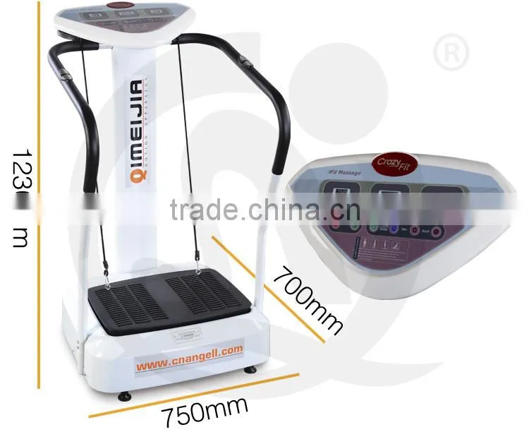 Power fit massage fitness vibration platform exercise machine