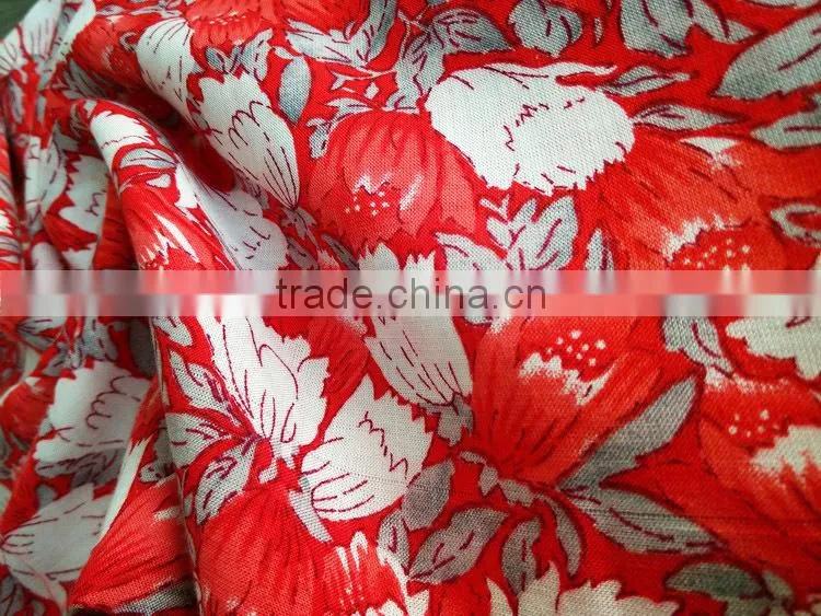 china supplier print 100 viscose rayon fabric