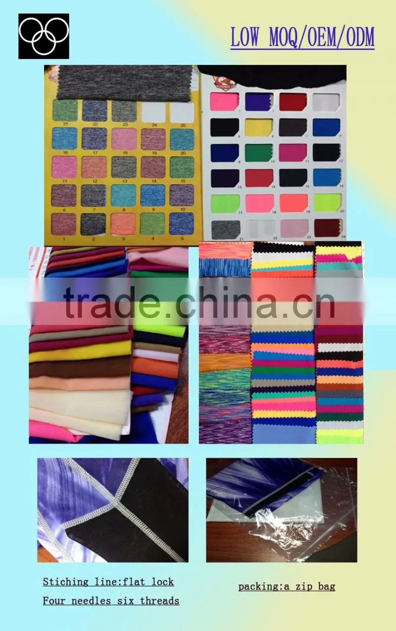 (OEM FACTORY)dri fit fabric sports tracksuit men fitness t shirts